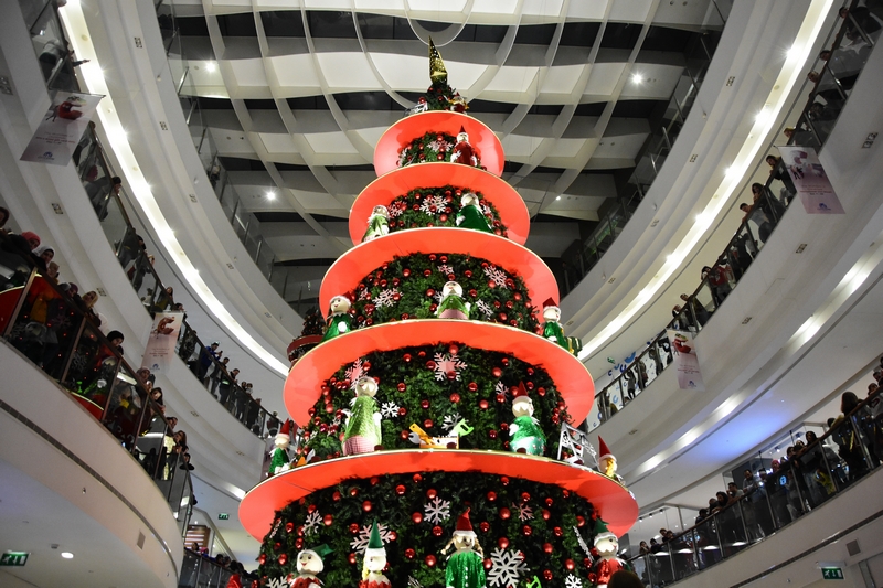 City Centre beirut lighting of the Christmas tree